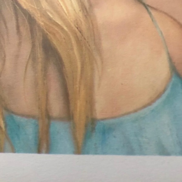 Margaret Keane VINTAGE Litho Print Transition Big Eyes Girl Pop Art 1960's +Gift - Picture 4 of 9